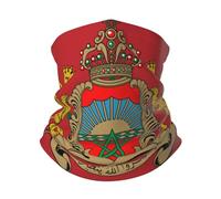 Unisex Bufanda Facial Bandera De Marruecos Sombreros Protección Solar Polainas De Cuello Multifuncional Pañuelo De Cabeza para Cámping Correr Senderismo