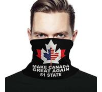 Unisex Bufanda Facial Hagamos Que Canadá Vuelva A Ser Grande, 51.º Estado Sombreros Protección Solar Pañuelo De Cabeza Multifuncional Bandana para Senderismo Correr Yoga
