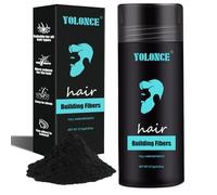 Unisex capilares voluminizador polvo,Cabello Fibras Polvo,Polvo engrosante para el cabello,3 colores disponibles,Efecto inmediato y aspecto natural,Llena y engrosa su Cabello,Negro