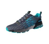 Unisex Casual Elevateshoes Mesh Transpirable Slip on Slip On Sportschuhe Lightweight rutschfeste Stoffschuhe atmungsaktiv Running Workout Schlupfschuhe, azul celeste, 43 EU