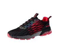 Unisex Casual Elevateshoes Mesh Transpirable Slip on Slip On Sportschuhe Lightweight rutschfeste Stoffschuhe atmungsaktiv Running Workout Schlupfschuhe, rojo, 39 EU
