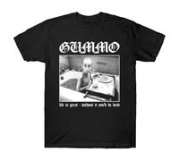 Unisex Cotton T-Shirt Gummo In The h Life Is Great Without It You'd Be DeadBlack3XL