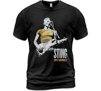 Unisex Cotton T Shirt The Police Sting My Songs World Tour Concert Andy Summers BlackM