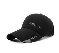Unisex Del Casquillo Del Snapback Llanura Curvo Visera Gorra De Béisbol De Hip Hop Ajustable Sombrero Del Papá Del Golf Gorras Para Hombres Mujeres (Negro)