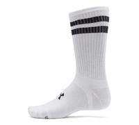 Under Armour Calcetines de caña media UA Essential unisex Paquete de 6 Blanco/Blanco/Negro XL