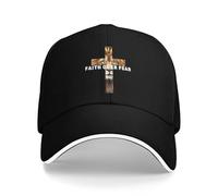 Unisex Gorra De Béisbol Fe sobre El Miedo León Jesús Cruz Cristianismo Gorras Hip Hop Resistente Snapback Cap Casual Gorra Trucker para Verano Golf Aire Libre