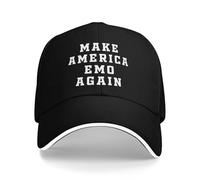 Unisex Gorra De Béisbol Hagamos Que Estados Unidos Vuelva A Ser EMO. Snapback Cap Casual Gorras Hip Hop Suave Gorra Trucker para Running Verano Aire Libre
