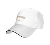 Unisex Gorra De Béisbol Sin Vergüenza Romanos 1:16 Cristianismo Gorras Hip Hop Clásico Gorra Trucker Suave Sombrero para Golf Deporte Senderismo