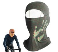 Unisex Heat Reactive Balaclava,Temperature Sensitive Color Change Ski Mask,Winter Windproof Thermal Full Face Head Wrap (Army Green)