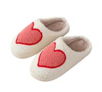 Unisex- Hombres y Mujeres Invierno Cálido Sintético Cómodo Dibujos Animados Cómodas Mullidas Planas Ligeras Alivio del Dolor Pantuflas Antideslizantes Casual Acogedor Mocasines Interiores Exteriores