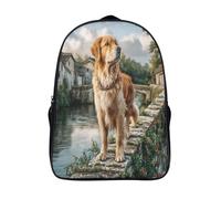 unisex informal grande mochila animal duradera mochilas escolares de 3d impresos perro lindo con arnés ajustables mochilas ligeras 2 compartimento-16,para adolescentes,adultos safari de senderismo