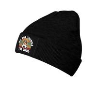 Unisex Knit Invierno Hat Mi Perro Piensa Que Soy Genial Shetland Sheep Dog Gorro De Deporte Moderno Gorro De Invierno para Esqui, Mujer, Cáncer
