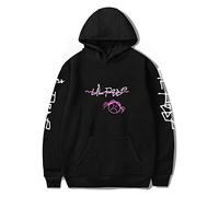 Unisex Lil_Peep Zip Up Street Hip Hop tamaño Suelto Hoodies Jumper Pullover Sweatshirt Long Sleeve Sweaters