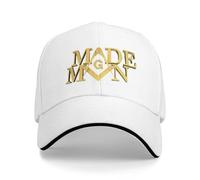 Unisex Made Man Square and Compass Gorra Mason Moda Casual Gorra de béisbol Sombrero Ajustable Regalos de Gorra de béisbol Unisex de Verano Hip Hop