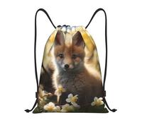 Unisex Mochila Cordónes Animal en Primavera Gym Bag Cómodos Bolsas Cordon de Gimnasio para Viaje Adulto Playa 36X42cm