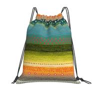 Unisex Mochila de Cuerda Arte de Fishet Democrático Gym Sack Manera Bolsa con Cordón para Vacaciones Viaje Adulto 36X42cm