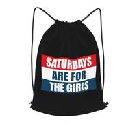 Unisex Mochila de Cuerda Los sábados Son para El, Ajustable Bolsas de Cuerdas, Manera Bolsa de Deporte, para Yoga Adulto 36X42cm