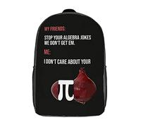 Unisex Mochila De Viaje Físico Matemático Divertido Mochila para Escuela Impermeable Bolsa De Viaje para Escolar, Viajes, Adolescente, 42X32X14Cm