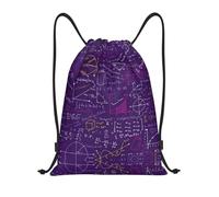 Unisex Mochilas Cordón Lecciones de matemáticas, Ligero Deporte Gimnasio Bolsas, Práctico Gym Bag, para Adulto Vacaciones 36X42cm
