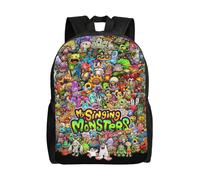 Unisex My Singing Monsters Backpacks School Bag Bookbag Casual Daypack Backpacks for Travel Hiking