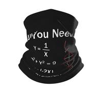 Unisex Pañuelo De Cabeza Todo Lo Que Necesitas Es Amor, Matemáticas Pasamontañas Multifuncional Polainas De Cuello Elástico Bufanda Facial para Yoga Motocicleta Correr