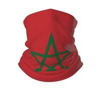 Unisex Pasamontañas Bandera De Marruecos Pañuelo De Cabeza Elástico Bandana Multifuncional Bufanda Facial para Verano Cámping Senderismo