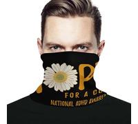 Unisex Pasamontañas Flor Nacional De Concienciación sobre El Tdah Bufanda Facial Multifuncional Pañuelo De Cabeza Protección Solar Bandana para Cámping Motocicleta Correr