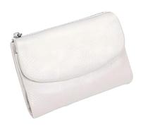 Unisex Pebble Leather Wallet, Short Genuine Leather Purse for Coins and Cards, Small Wallets for Women, 5.3In Short Genuine Coin Card Holder, Wallets for Men and Women (F)