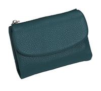 Unisex Pebble Leather Wallet, Small Full Grain Coin Purse, Small Leather Wallets, with Credit Card Holder, Cash Slot, Unisex Clutch Bags (R)