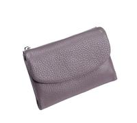 Unisex Pebble Leather Wallet, Small Wallets for Women, Genuine Leather Wallet for Women Short Genuine for Coins and Cards (A-4)