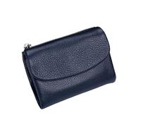 Unisex Pebble Leather Wallet, Small Wallets for Women, Genuine Leather Wallet for Women Short Genuine for Coins and Cards (A-6)