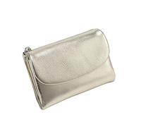 Unisex Pebble Leather Wallet, Small Wallets for Women, Genuine Leather Wallet for Women Short Genuine for Coins and Cards (A-10)