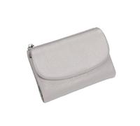 Unisex Pebble Leather Wallet, Small Wallets for Women, Short Genuine Leather Purse, with Credit Card Holder, Coin Holder & Cash Slots, Genuine Leathers Wallet for Women (White A)