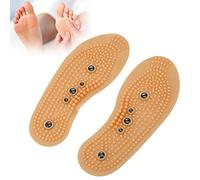 Unisex Plantillas Ortopédicas, Invisibles Acupuntura Zapatos Unisex Plantillas - Ayu a Reducir el Dolor Protección de Talón y Soporte - Antideslizante, Antibacteriana, Magnéticas(41-45)