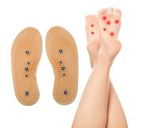 Unisex Plantillas Ortopédicas, Invisibles Acupuntura Zapatos Unisex Plantillas - Ayuda a Reducir el Dolor Protección de Talón y Soporte - Antideslizante, Antibacteriana, Magnéticas(35-40)
