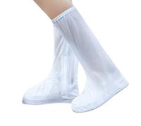 Unisex Regenüberschuhe Wasserdicht - rutschfeste Schuhüberzieher hohe Galoschen Sanabweisensende Stiefel Verdickte Überzieher abriebfeste Boots für Outdoor Große Größen leichte Schuhe robuste Stiefel