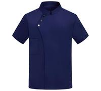 Unisex Restaurante Cocina Chef Uniforme Camisa Manga Corta/Larga Chaqueta Chef Ropa De Trabajo Chaqueta de Panadero verano transpirable uniforme