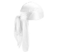 Unisex Seda Turbante Cap Durag De Larga Tirantes Anchos Sombreros Headwraps Cabeza Color Sólido del Casquillo del Pirata Wrap