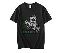 Unisex Serial Experiments Lain T Shirt Short-Sleeve Cotton Tshirt T-Shirt Leisure Manga Anime Iwakura tee Tops Clothing Men Black L