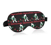 Unisex Sleep Eye Mask Bigfoot Hairy Christmas Tree Night Sleeping Mask Cómodo Eye Sleep Shade Cover