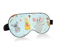 Unisex Sleep Eye Mask Cute Adorable Animals Night Sleeping Mask Cómodo Eye Sleep Shade Cover