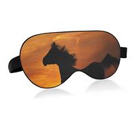 Unisex Sleep Eye Mask Dusk Wild Horse Night Sleeping Mask Cómodo Eye Sleep Shade Cover