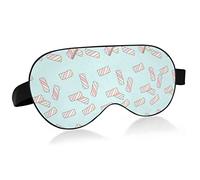 Unisex Sleep Eye Mask Funny Cotton Candy Kawaii Night Sleeping Mask Cómodo Eye Sleep Shade Cover