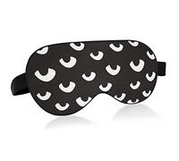 Unisex Sleep Eye Mask Halloween Scary Black Eyes Night Sleeping Mask Cómodo Eye Sleep Shade Cover