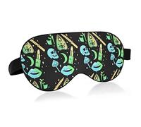 Unisex Sleep Eye Mask Pastel Goth Witch Creepy Halloween Night Sleeping Mask Cómodo Eye Sleep Shade Cover