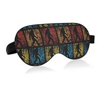 Unisex Sleep Eye Mask Retro bigfoot Believe Vintage Night Sleeping Mask Cómodo Eye Sleep Shade Cover
