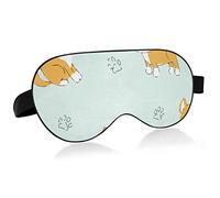 Unisex Sleep Eye Mask Shiba Inu Akita Funny Night Sleeping Mask Cómodo Eye Sleep Shade Cover