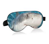 Unisex Sleep Eye Mask Underwater World Funny Shark Night Sleeping Mask Cómodo Eye Sleep Shade Cover