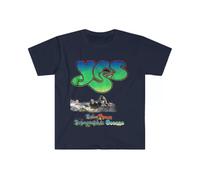 Unisex Soft Cotton T-Shirt. Rock Band. Yes Black XXL