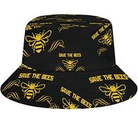 Unisex Sombrero de Pesca Salvemos a Las Abejas Gorra de Playa Visera Sombrero de Cubo para Cámping Mujer Hombre